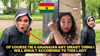 Of course I&#39;m a Ghanaian any smart thing I will insult 😂 according to this lady