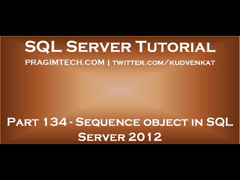 Video: Ano ang sequence SQL?