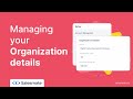 Managing your Organization details in Salesmate CRM