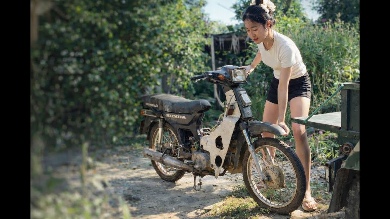 Restoring an Old Honda Dream | Full Motorbike Restoration | Talented Girl
