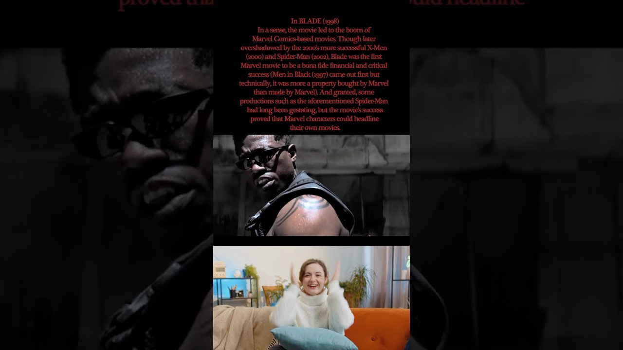 BLADE Started Marvel’s Movie Boom BEFORE Spider-Man?! #Shorts #Marvel #MarvelStudios #XMen