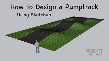 How to design a pumptrack in sketchup