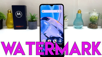 How To Enable Time & Model Watermark in Motorola Moto E22
