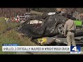 4 killed in rollover crash on mountain road near Wrightwood