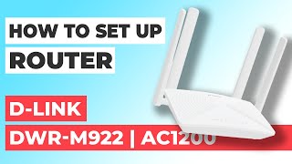 ✅ How to Setup D-Link DWR-M922 | How to Set Up D-Link AC1200 DWR-M922 WiFi Router