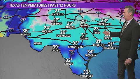 Team coverage: Arctic blast drops temperatures below freezing in Houston