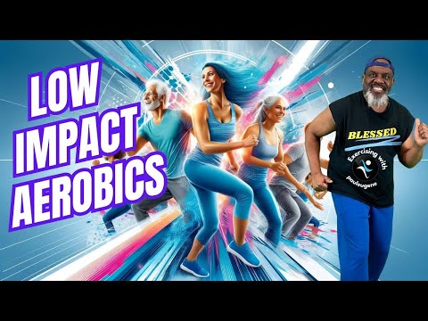 24-Minute Low Impact Aerobics Cardio Walk Workout | All Fitness Levels