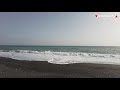 Sicilia, il mare d&#39;inverno, spettacolo della natura, rilassatevi col suono naturale delle onde