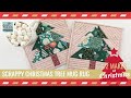 Scrappy Christmas Tree Mug Rug FREE Pattern! - 12 Makes of Christmas