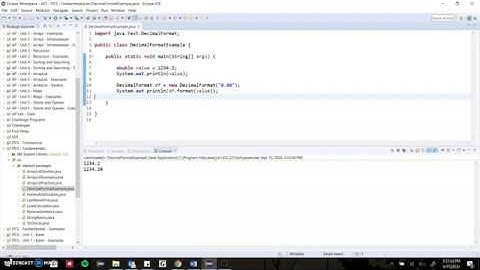 Using the DecimalFormat Object