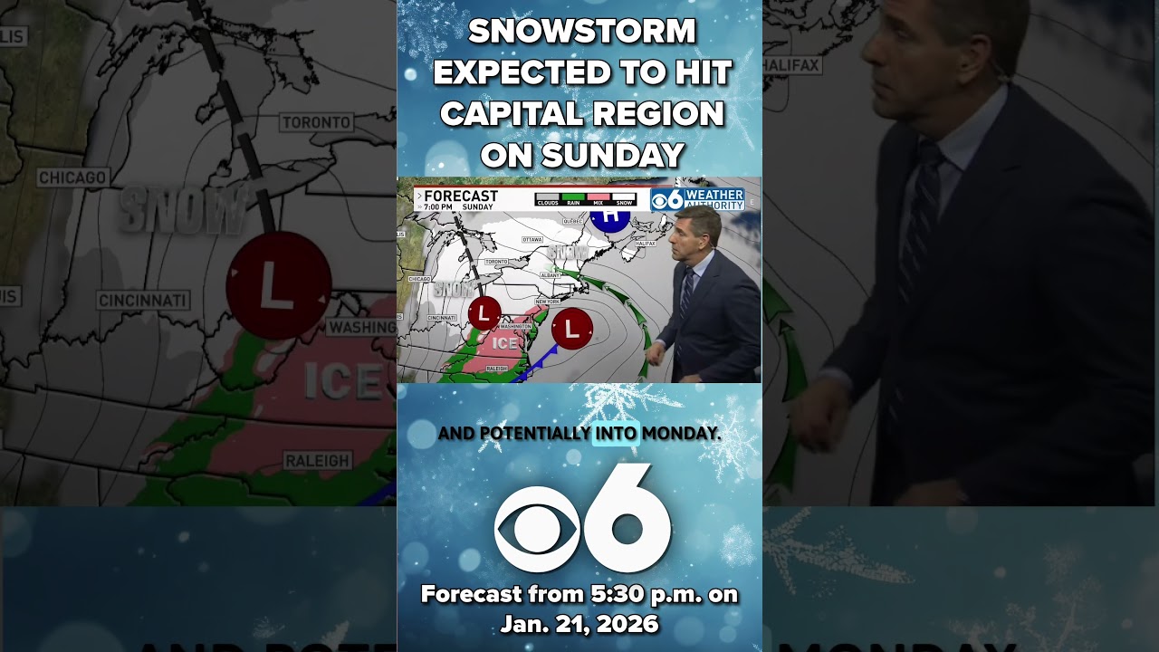 Snowstorm expected to hit Capital Region