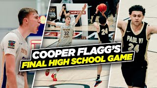 Cooper Flagg Get TESTED By His Future Duke Teammate In The Final Game Of His High School Career!