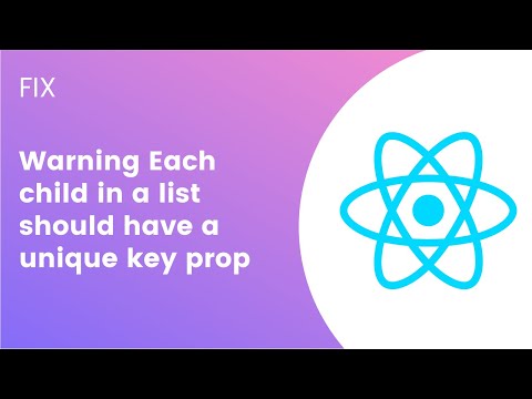 Two ways fix : Warning Each child in a list should have a unique key prop - React Js