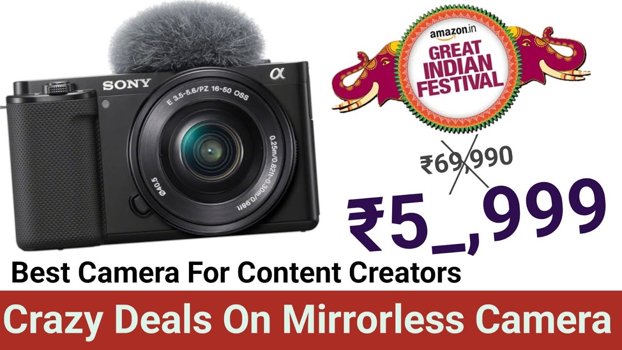 "Sony Alpha ZV-E10L APS-C Camera Price Drop! Amazon Great Indian Festival 2024 Deals"