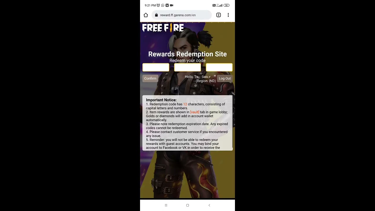 today freefire redeem code tamil  Check first comment
