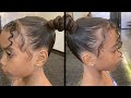 Space Buns on my daughter | No Heat Hairstyle | Back to Virtual School Hairstyle