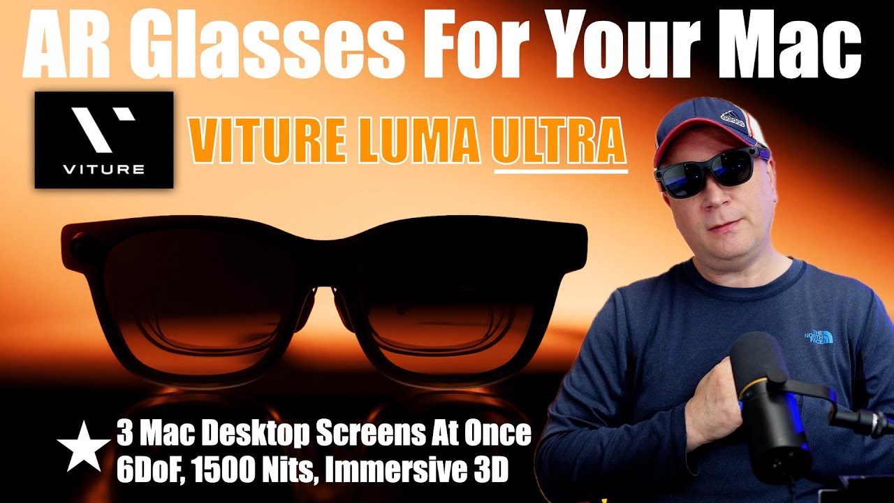 Очки дополненной реальности XR для вашего компьютера Apple Mac — VITURE LUMA ULTRA — 6Dof и захва...