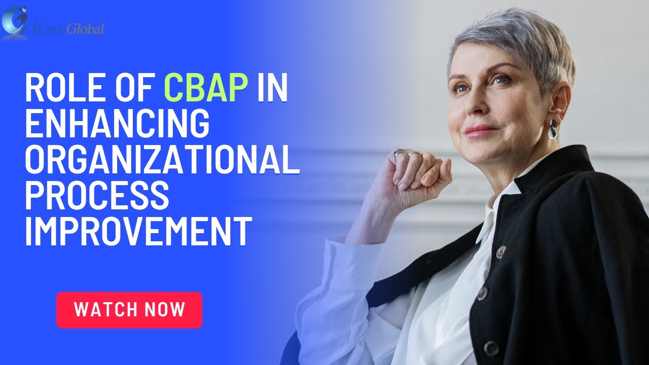 Role of CBAP in Enhancing Organizational Process Improvement | iCert ...