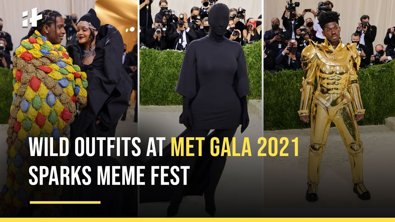 Met Gala 2021: Wild Outfits At Met Gala Sparks Meme Fest On Social Media -  Youtube