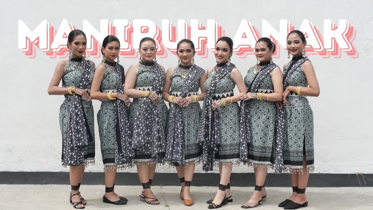 MANIRUH ANAK | TARI KREASI DAYAK KALIMANTAN TENGAH | SANGGAR RIAK ...