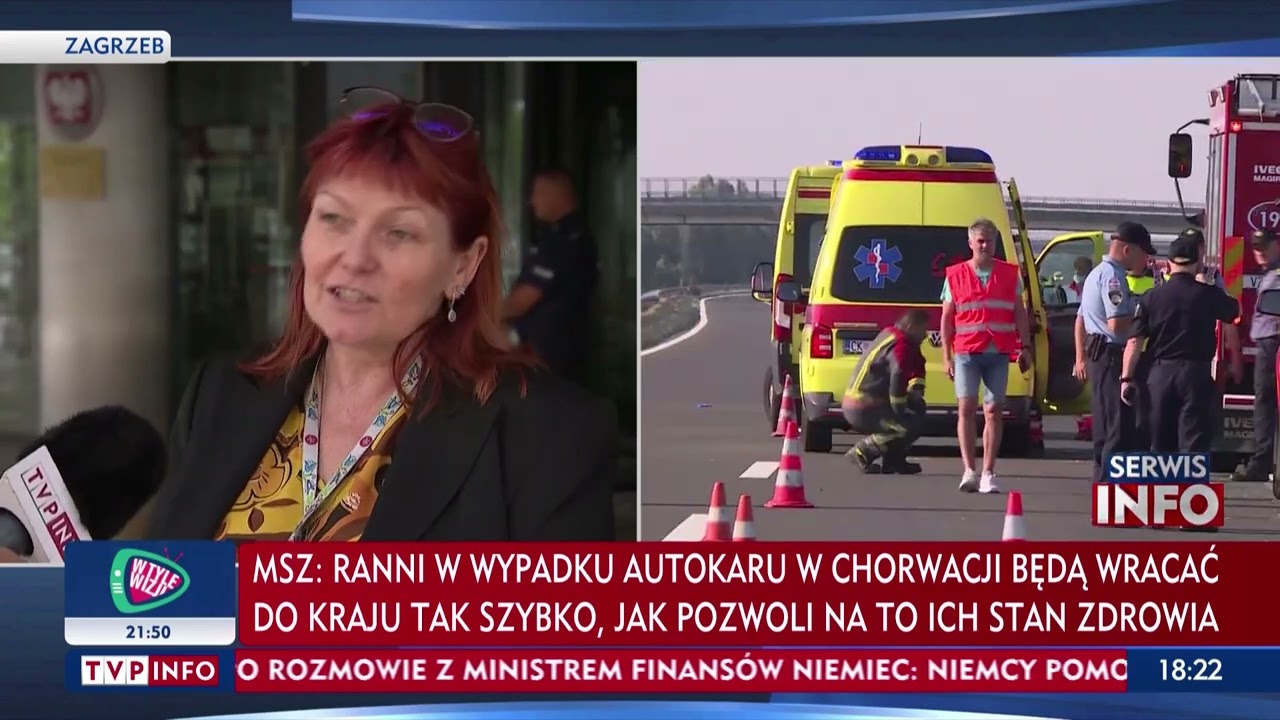 Chorwacja: nie żyje drugi kierowca polskiego autobusu