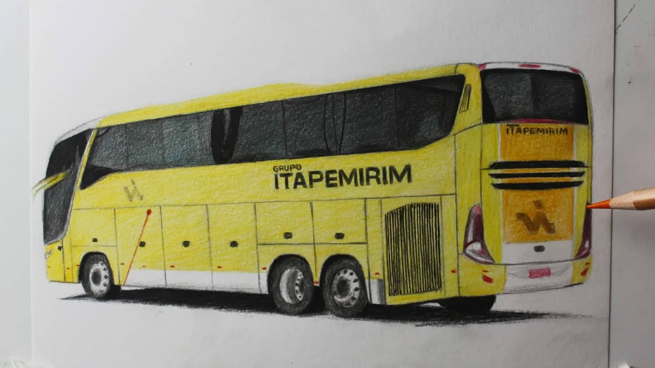 Como desenhar o ônibus da Itapemirim