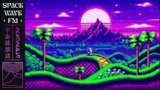 Sonic the Hedgehog but with Vaporwave Aura