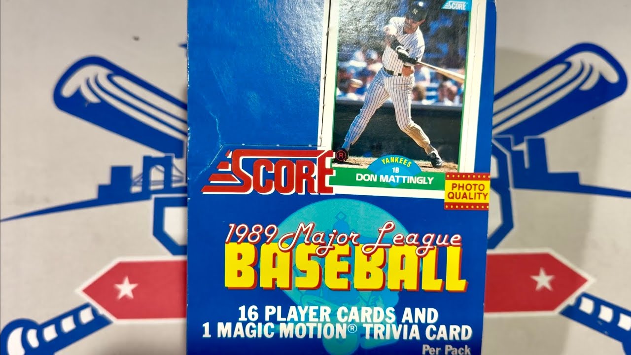 1989 SCORE BASEBALL CARDS! Throwback Thursday - YouTube display picture 1