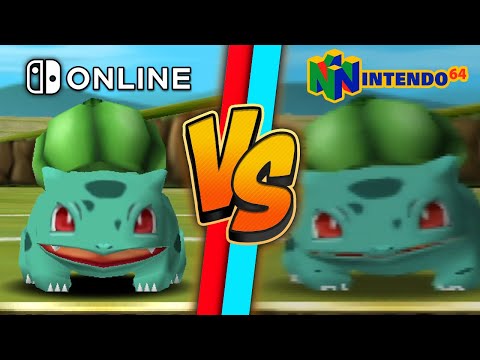 Pokémon Stadium Switch vs. N64 Graphics Comparison