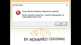 Minitool Data Recovery has crashed Send dmp files to minitool.com  . قد تعطل البرنامج