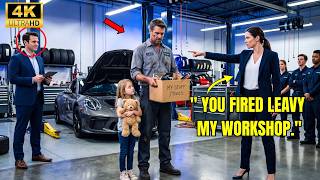 The CEO Fired a Single Dad for Fixing the Engine - Not Knowing He Built Every Race Car There