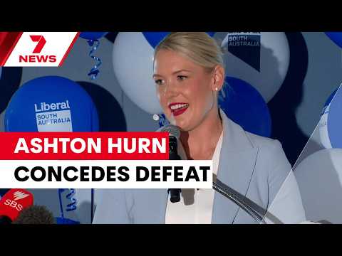 SA Liberal Party leader Ashton Hurn concedes defeat in 2026 state election | 7NEWS