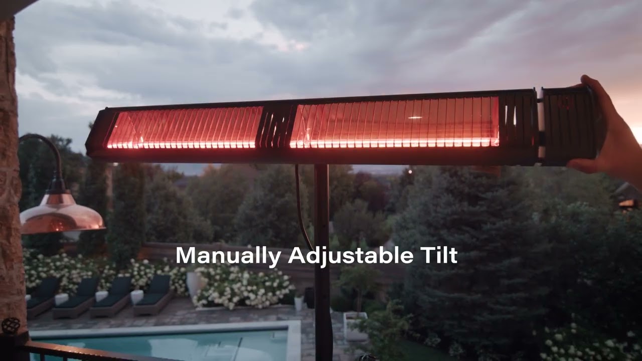 SunWave 3000-Watt Infrared Patio Heater with Wireless Remote