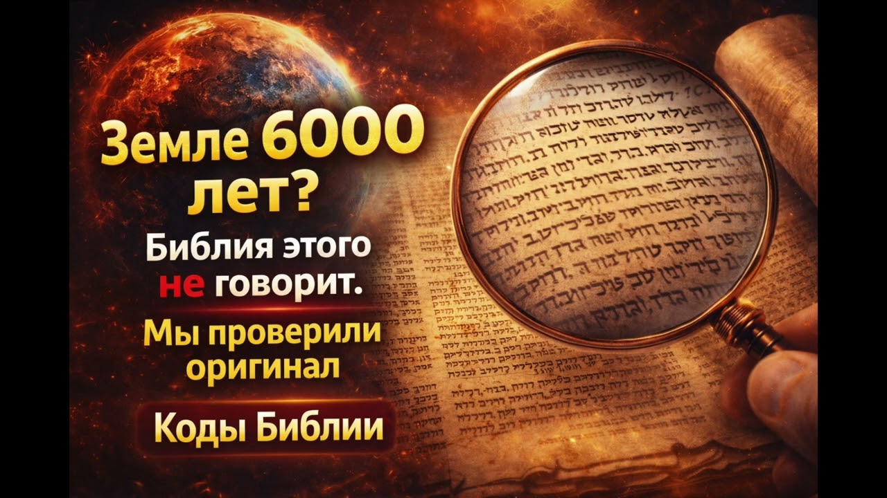 Земле 6000 лет? Библия этого не говорит. Мы проверили оригинал