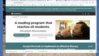 How to Navigate Common Lit  Site