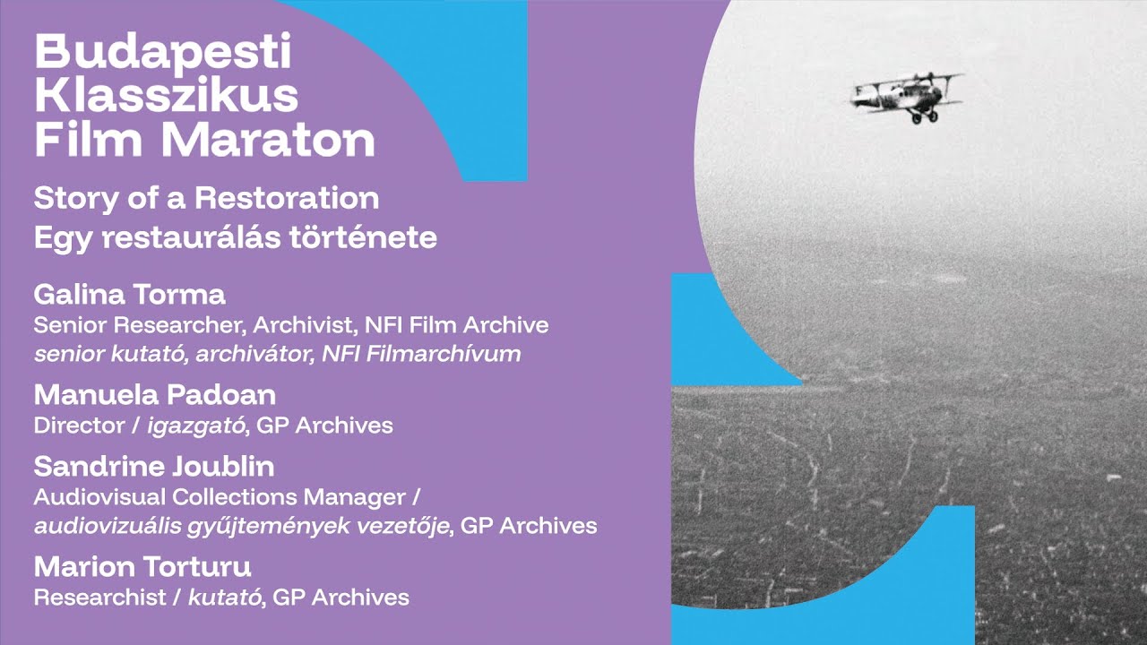 Az első légi utazás Európán keresztül – Egy restaurálás története, Budapest Classics Lab 2025