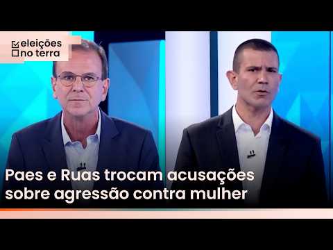 Paes and Ruas trade accusations over violence against women during Rio debate