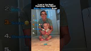 Ranking The BEST Baby Reactions! 🥺👶 #shorts #baby #parenting