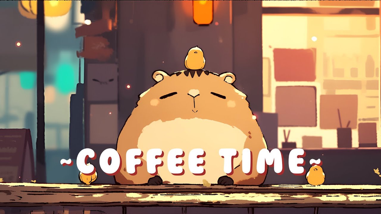 Capybara Music Channel - Relaxing Music for Work/Study ~ Relaxing Vibes ~ 🦫 🎵 🌙