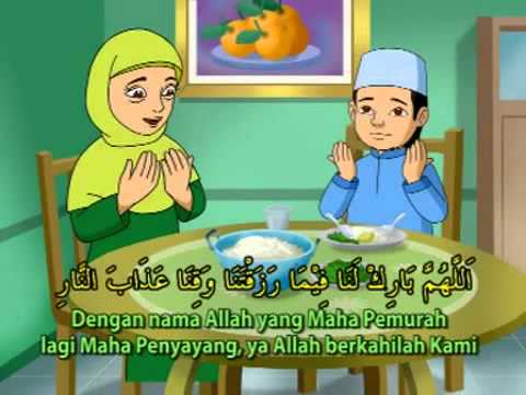 Doa Sebelum Makan-Kumpulan Doa Anak Animasi Kartun - YouTube