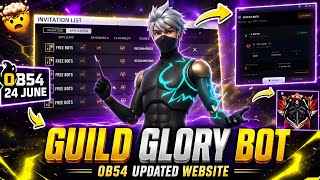 FREE Guild Glory Bot WEBSITE UPDATE 🤯🔥 | How To Make Free Guild Glory Bot in Free Fire ob54 update 😱 screenshot 1