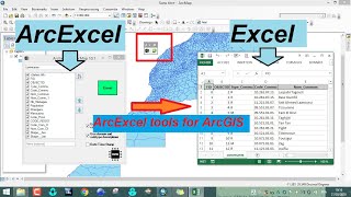 ArcExcel Tools For ArcGIS : Export attribute table from ArcGIS to Excel