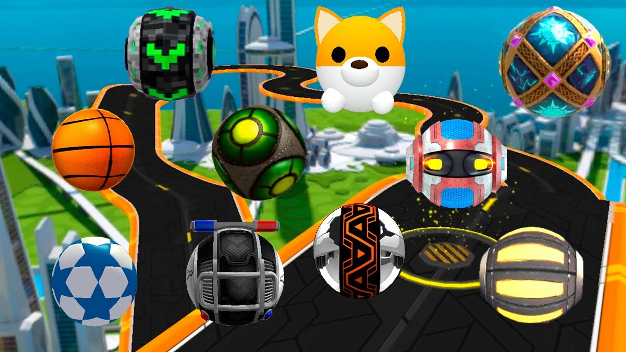 🏀Going Balls, Rolling Ball Adventure, City Ball Run,  Temple Rolling Balls 15 