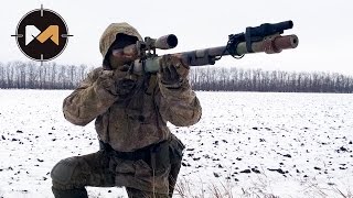 SNOW AIRSOFT SNIPER // ЗИМНЯЯ СНАЙПЕРСКАЯ ОХОТА. СТРАЙКБОЛ