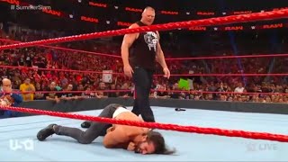 Brock Lesnar mauls injured Seth Rollins | WWE RAW  5 AUgust 2019 - Highlights