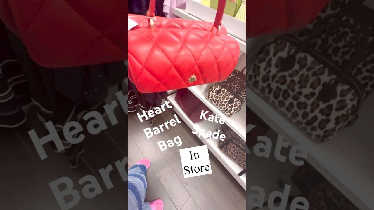 Стеганая сумка KATE SPADE Heart Barrel Аутлет KATE SPADE 