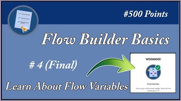 Learn About Flow Variables || Flow Builder Basics || Salesforce || Trailhead || Developer || Admin