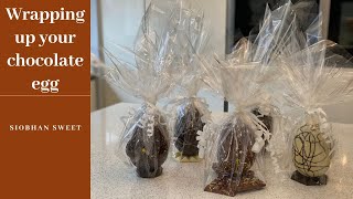 How to Gift Wrap a chocolate Easter Egg