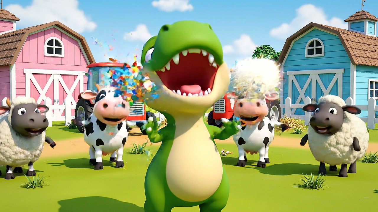 Приключения на летающей ферме динозавров | Песни для детей и мультики про динозавров