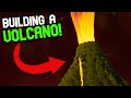 I built a VOLCANO in ONE HOUR.